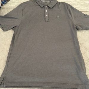 Men's gray Travis Matthew golf shirt